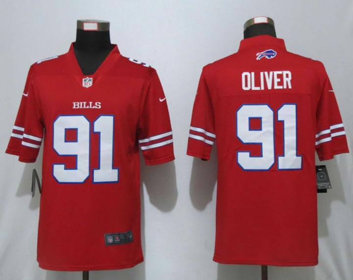 Nike Bills 91 Ed Oliver Red Color Rush Limited Jersey,We sell and wholesale Nike Bills 91 Ed Oliver Red Color Rush Limited Jersey on line form chian!